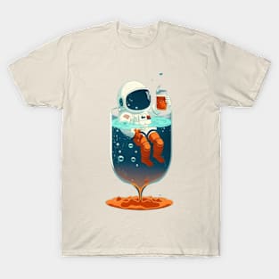 Astronaut in a glass T-Shirt